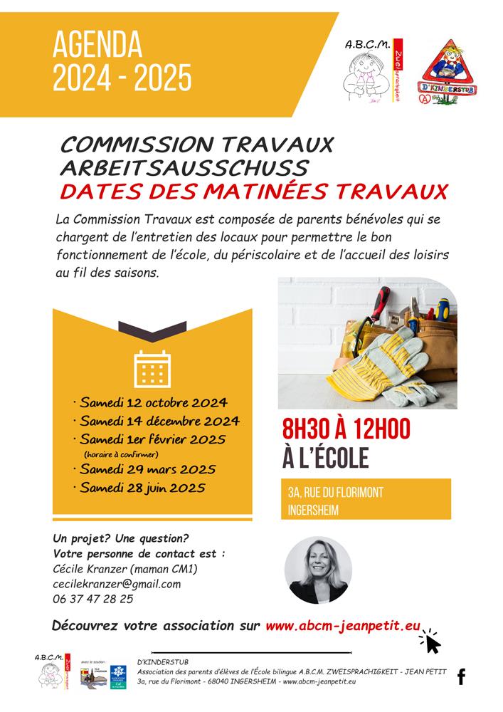 Flyer matine e travaux 2024 2025 2